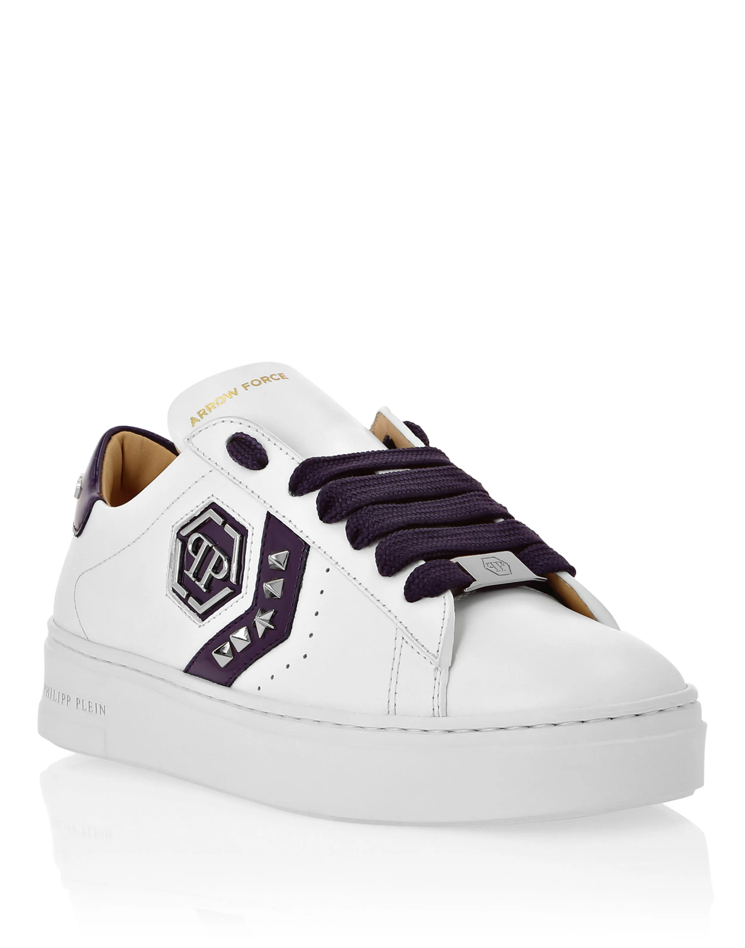 Lo-Top Leather Arrow Force Studs Sneakers