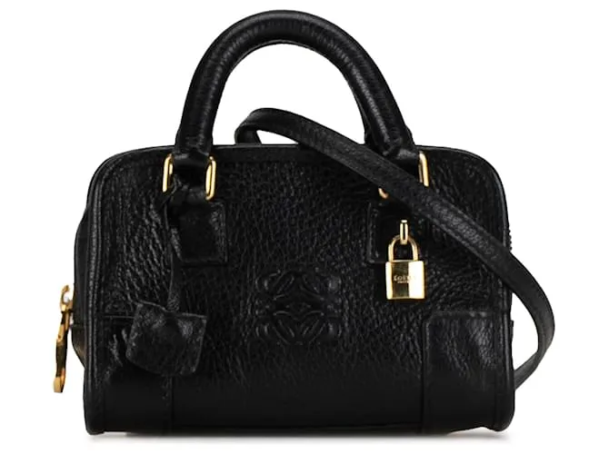 LOEWE Micro Amazona Negra Negro 