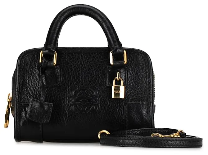 LOEWE Micro Amazona Negra Negro 