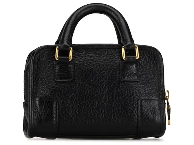 LOEWE Micro Amazona Negra Negro 