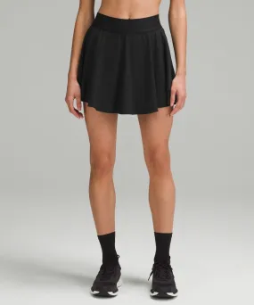 Lululemon Falda de talle alto Court Rival - Larga Negro | UQ89-B6IY