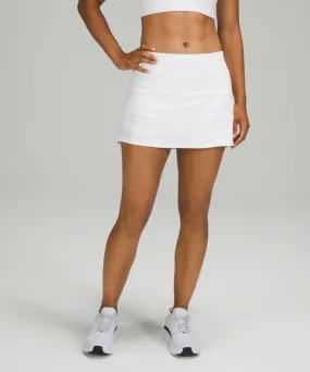 Lululemon Falda de talle medio Pace Rival - Larga Blanco | SR08-M1ZB