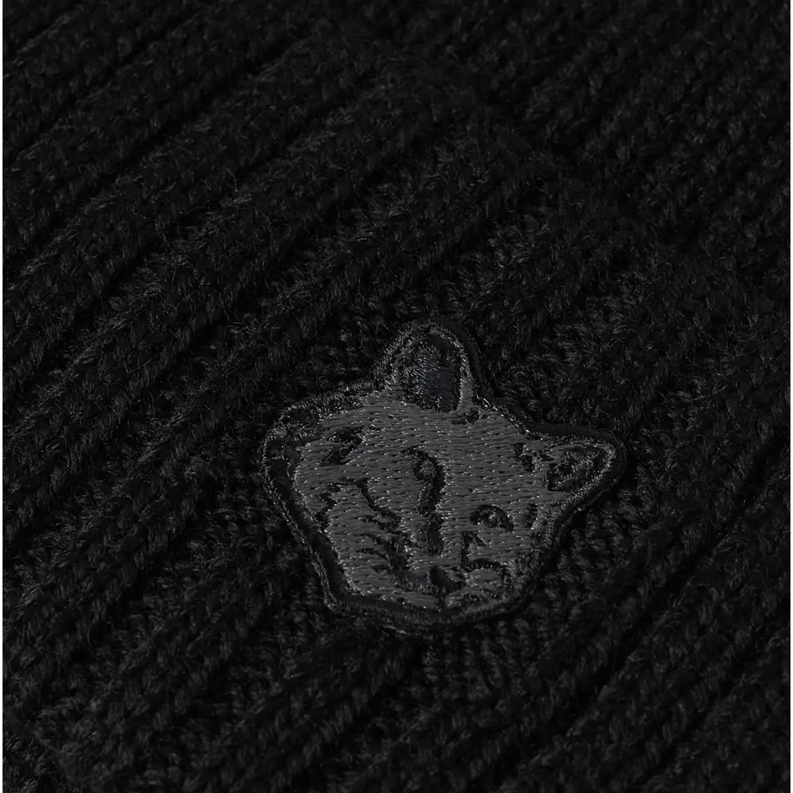 MAISON KITSUNÉ Fox Head Patch Ribbed Beanie