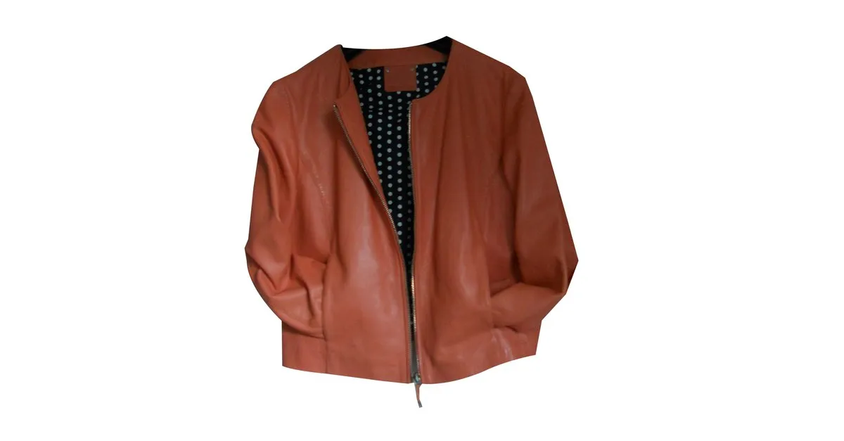 Massimo Dutti Chaqueta Naranja 