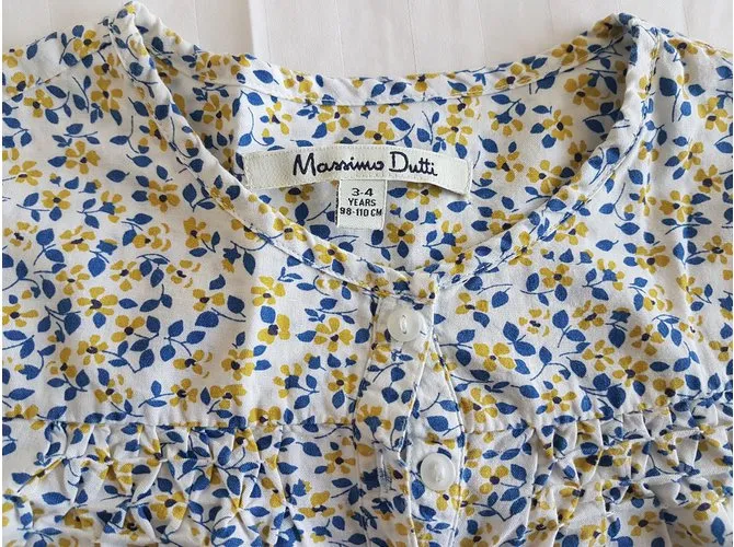 Massimo Dutti Mejores camisetas Blanco Azul Amarillo 