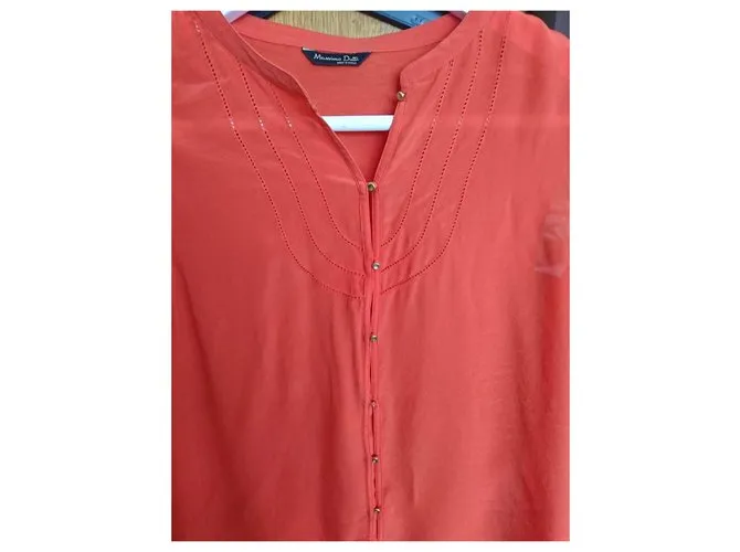 Massimo Dutti Tops Naranja 