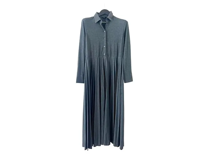 Massimo Dutti Vestidos Gris antracita 