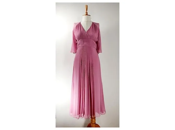 Massimo Dutti Vestidos Rosa 