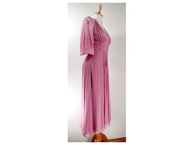 Massimo Dutti Vestidos Rosa 