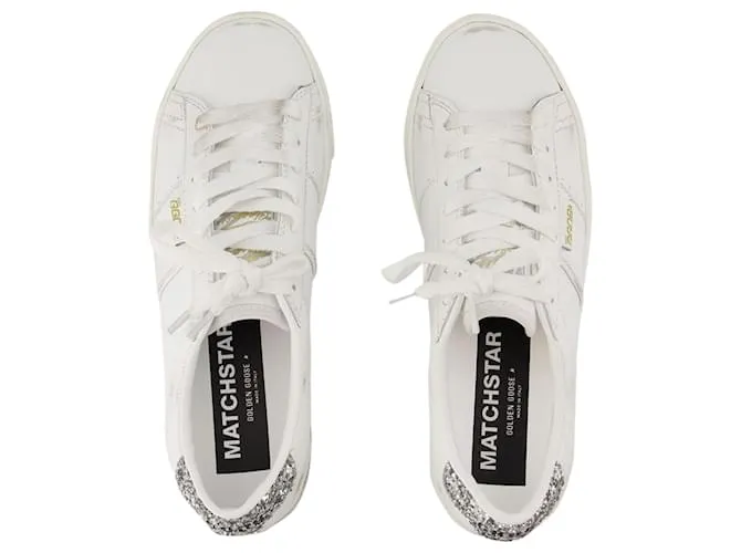 Matchstar Sneakers - Golden Goose Deluxe Brand - Cuero - Blanco/Plata 