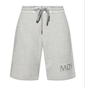 Moncler Logo Embroidered Drawstring Shorts