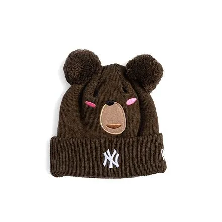 New Era Knit Animal Pom Beanie