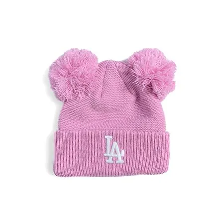 New Era LA Dodgers Double Pom Beanie