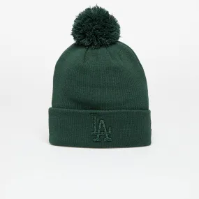 New Era Los Angeles Dodgers Beanie Metallic Bobble Dark Green