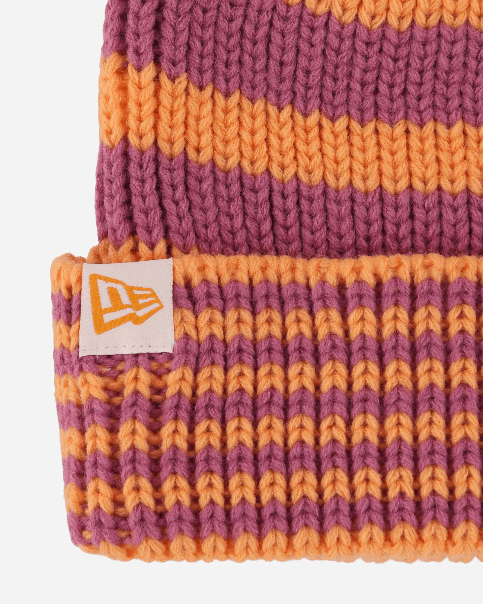 New Era Stripe Cuff Knit Beanie