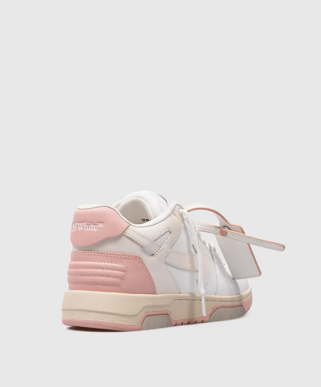 Off-White Out Of Office white leather sneakers with logo