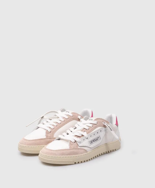 Off-White White combination sneakers 5.0 Off