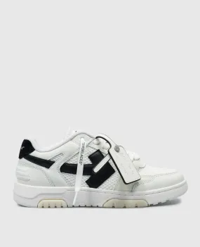 Off-White White Slim Out Of Office combo sneakers with logo