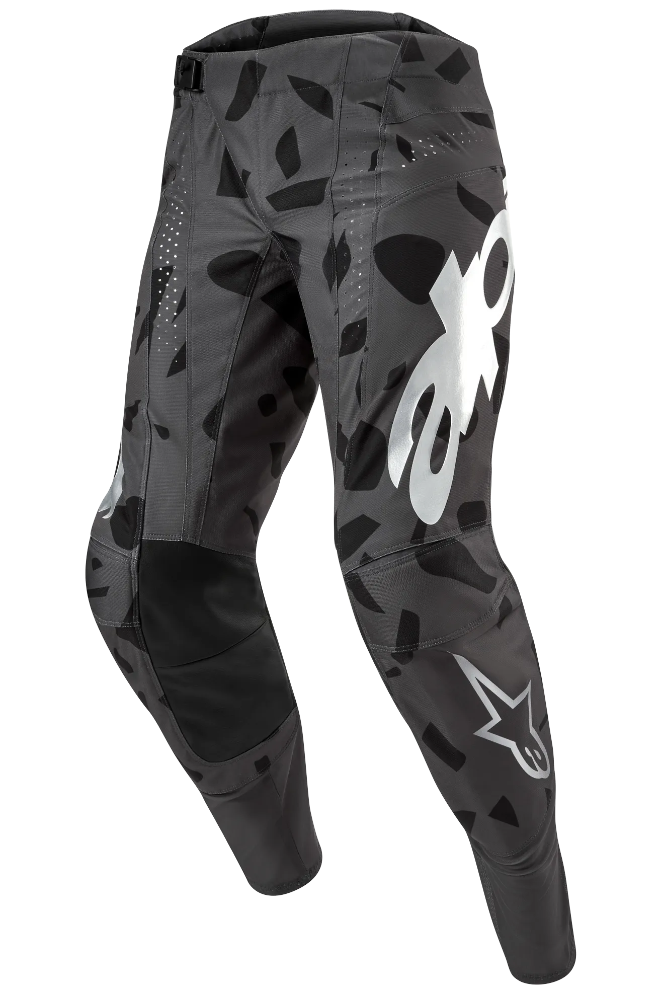 Pantalones de Cross Alpinestars Techstar Graphite Negro-Camuflaje