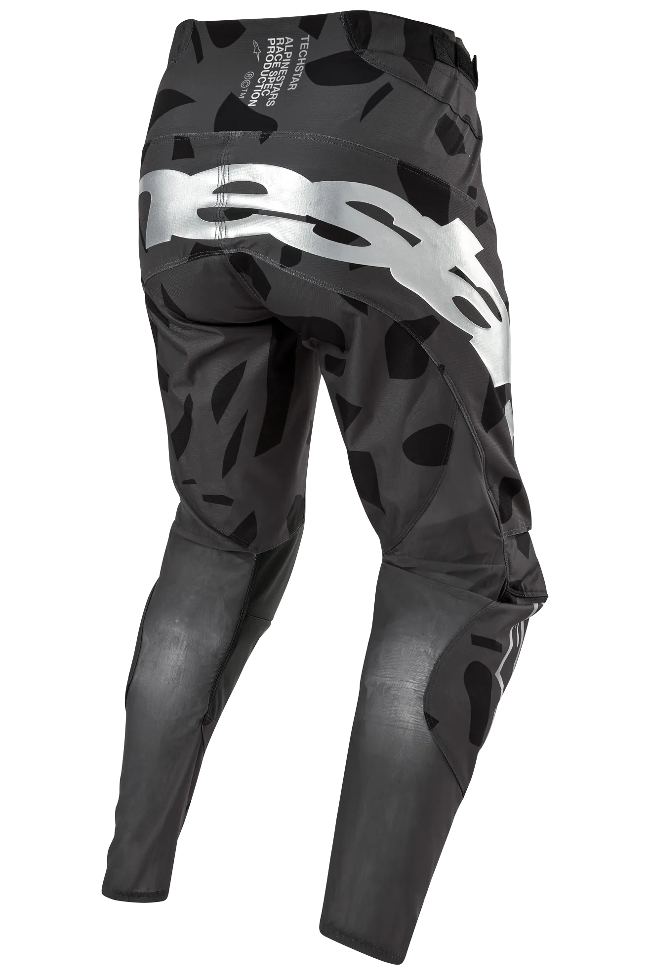 Pantalones de Cross Alpinestars Techstar Graphite Negro-Camuflaje