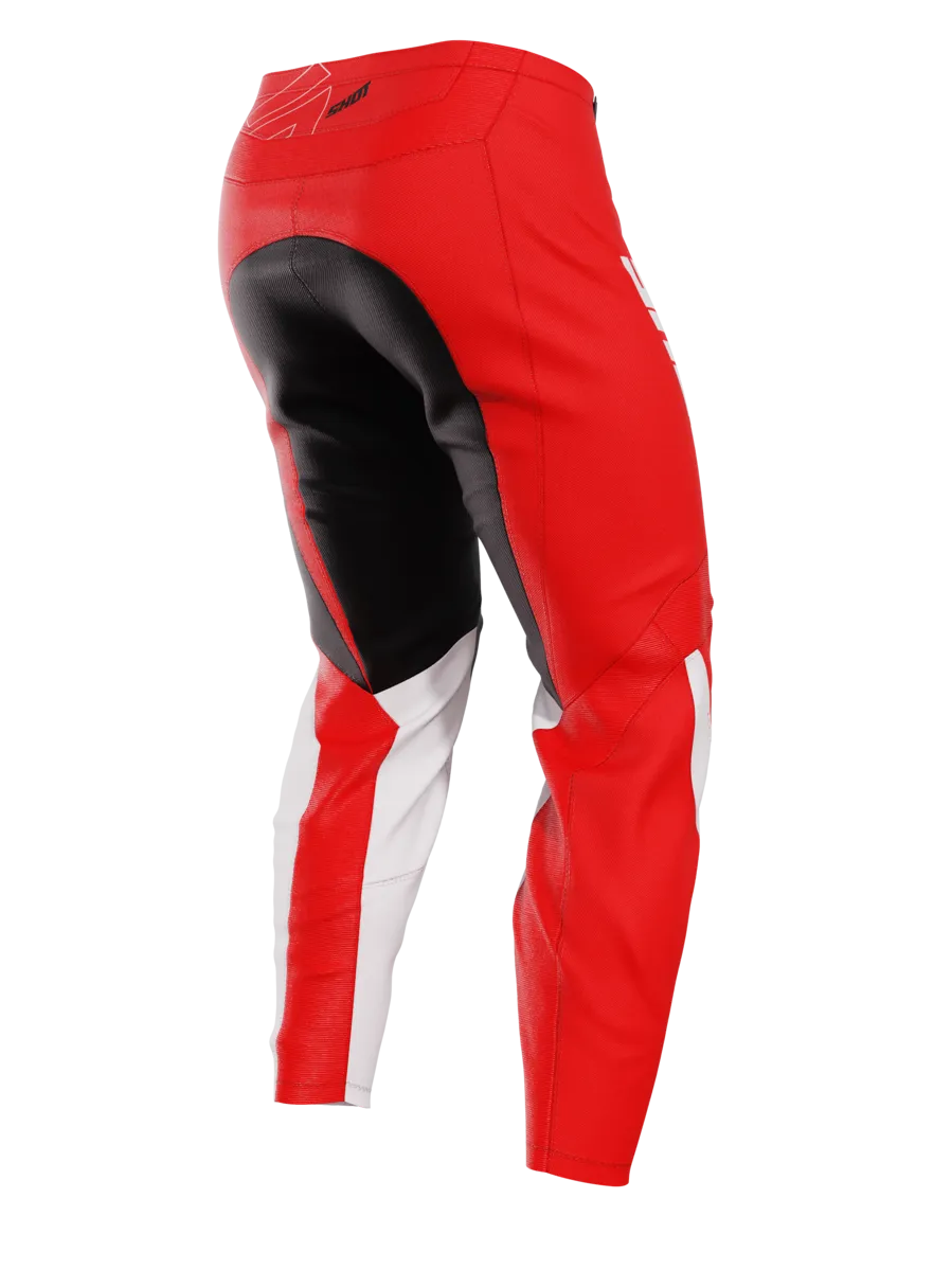 Pantalones de Cross Niño Shot Draw Rojos