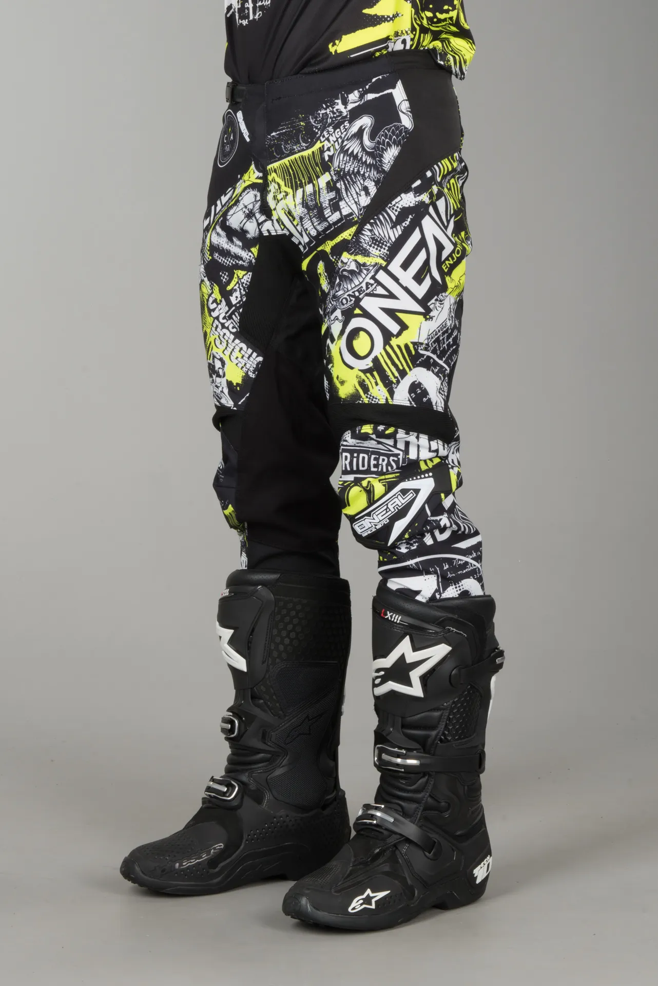 Pantalones de Cross O'Neal Element Attack Negro-HiVis