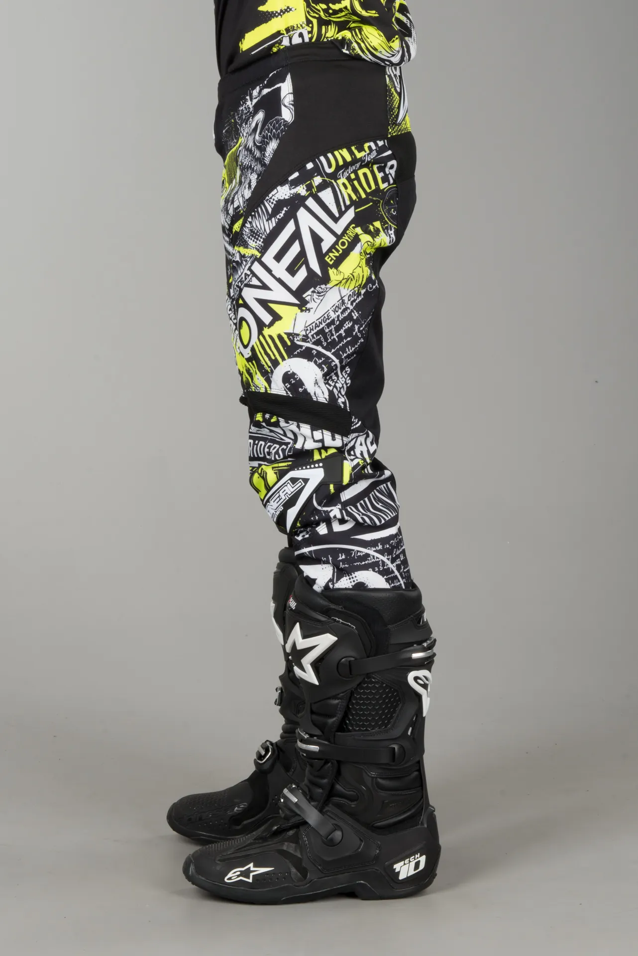 Pantalones de Cross O'Neal Element Attack Negro-HiVis