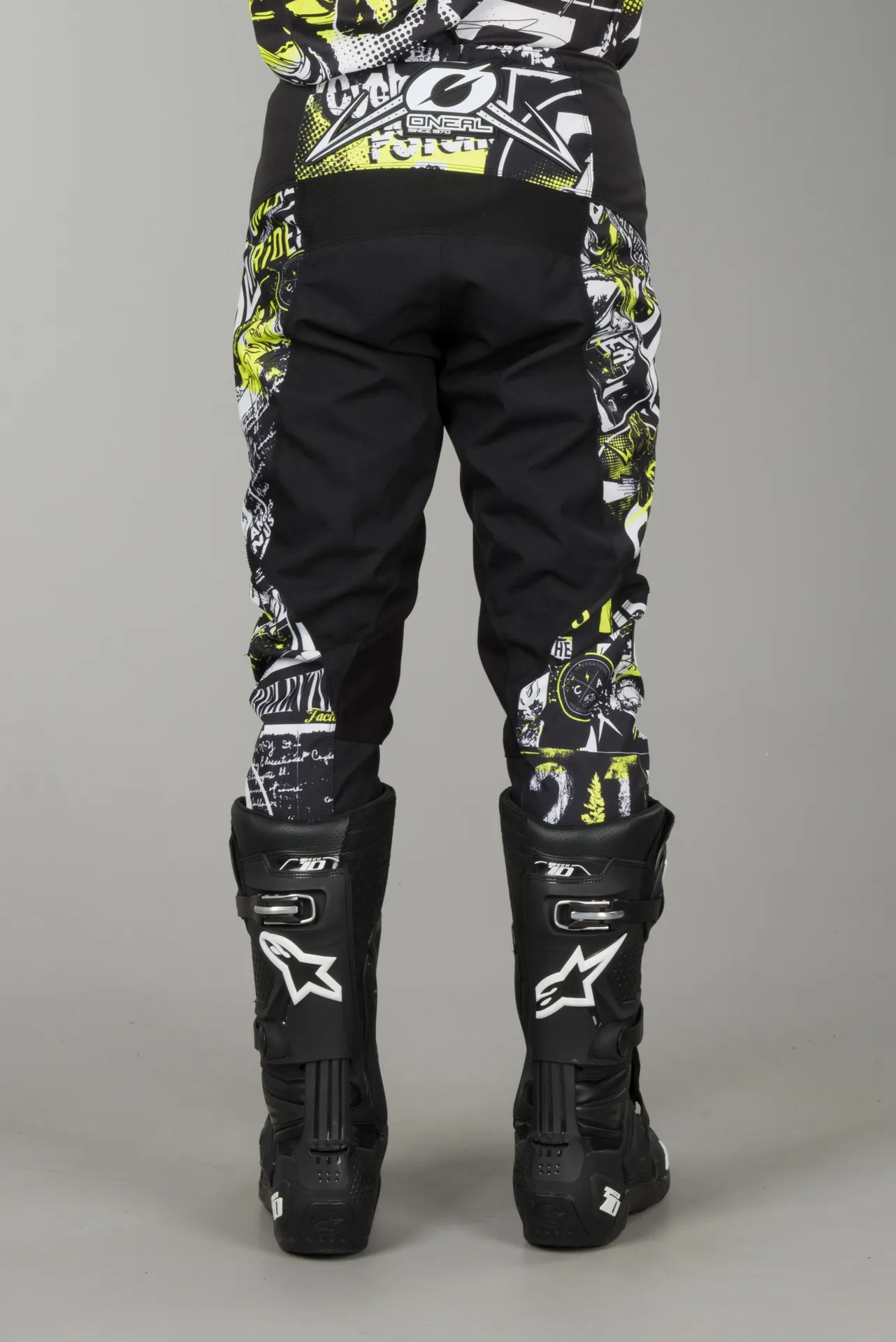 Pantalones de Cross O'Neal Element Attack Negro-HiVis