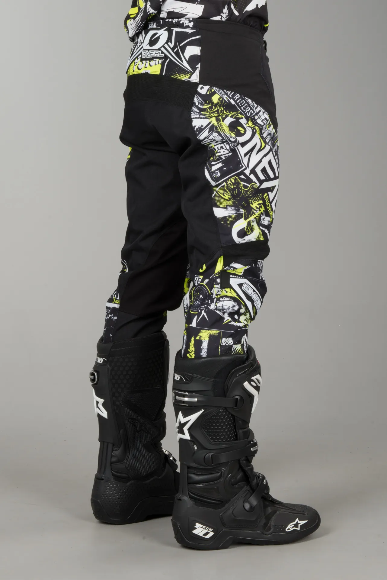 Pantalones de Cross O'Neal Element Attack Negro-HiVis