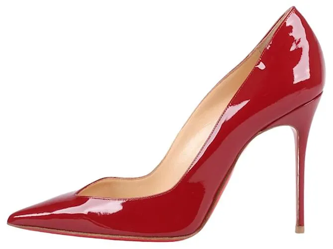 Patente de CHRISTIAN LOUBOUTIN 100 Zapatillas 37 En rojo Roja 