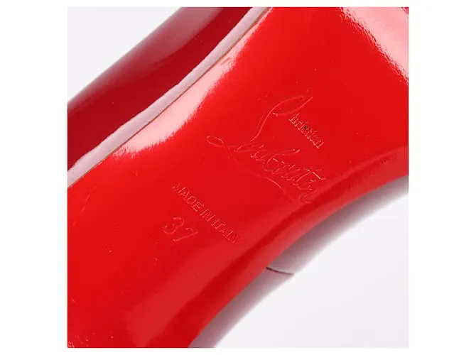 Patente de CHRISTIAN LOUBOUTIN 100 Zapatillas 37 En rojo Roja 