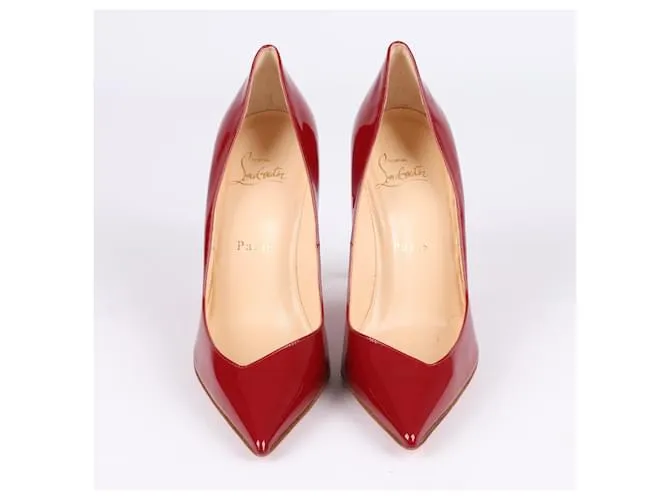 Patente de CHRISTIAN LOUBOUTIN 100 Zapatillas 37 En rojo Roja 