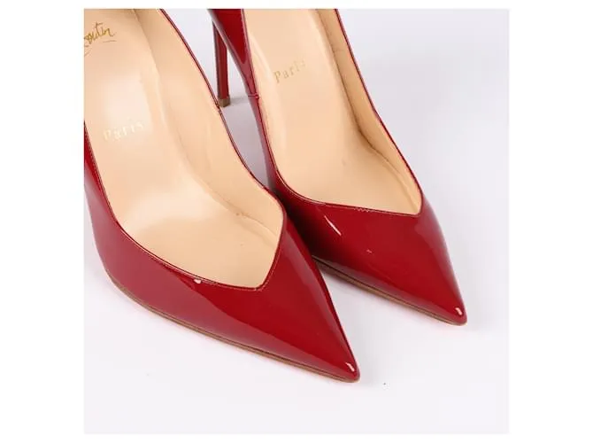 Patente de CHRISTIAN LOUBOUTIN 100 Zapatillas 37 En rojo Roja 