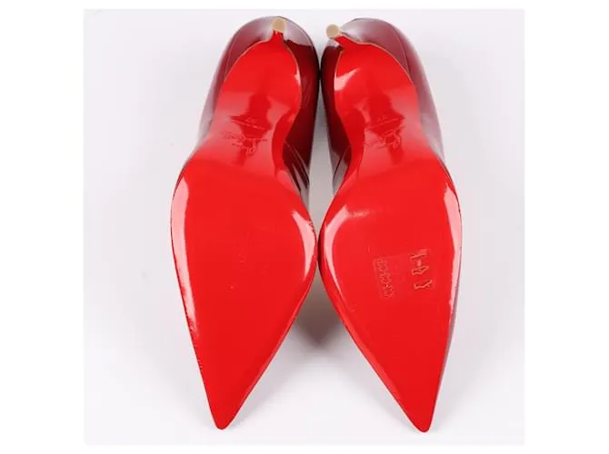 Patente de CHRISTIAN LOUBOUTIN 100 Zapatillas 37 En rojo Roja 