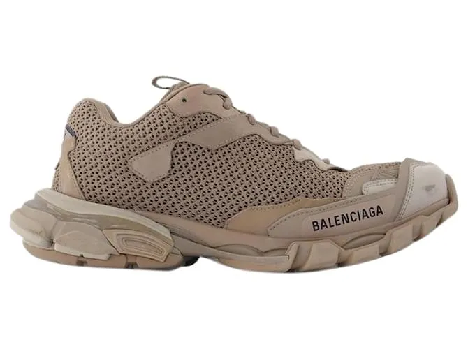 pista.3 Zapatillas - Balenciaga - Mezcla Beige Castaño 