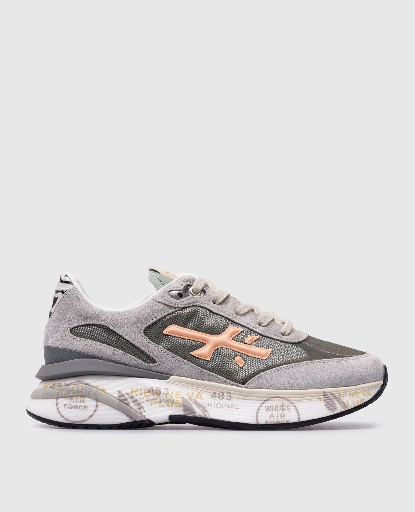 Premiata Sneakers combined MOERUND khaki color