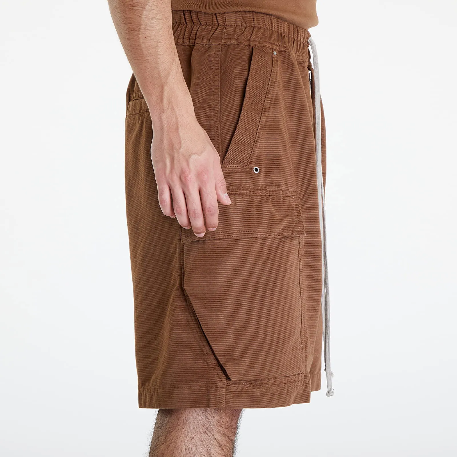 Rick Owens DRKSHDW Cargobela Shorts Khaki Brown