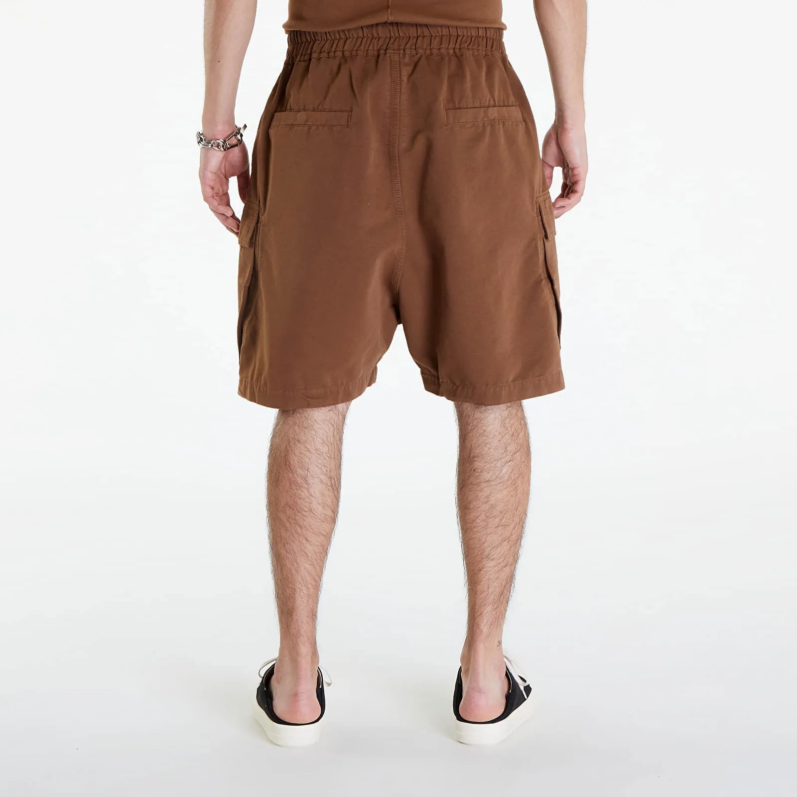 Rick Owens DRKSHDW Cargobela Shorts Khaki Brown