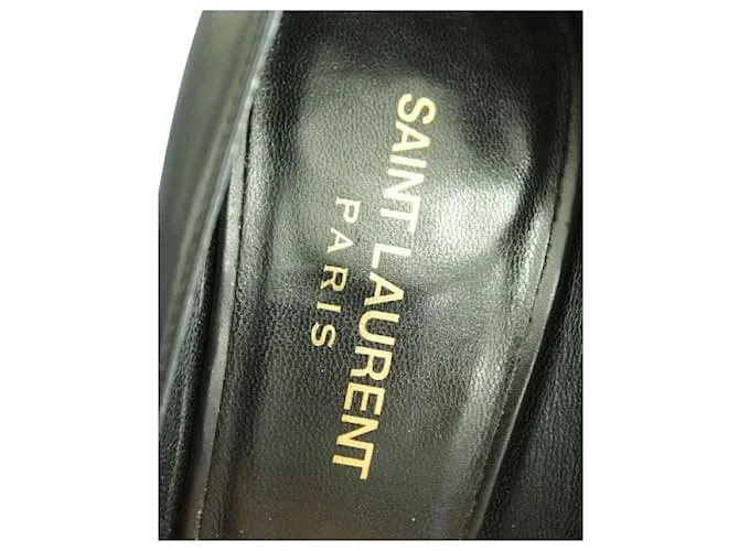 SAINT LAURENT Anja Negra 110 Zapatillas Negro 