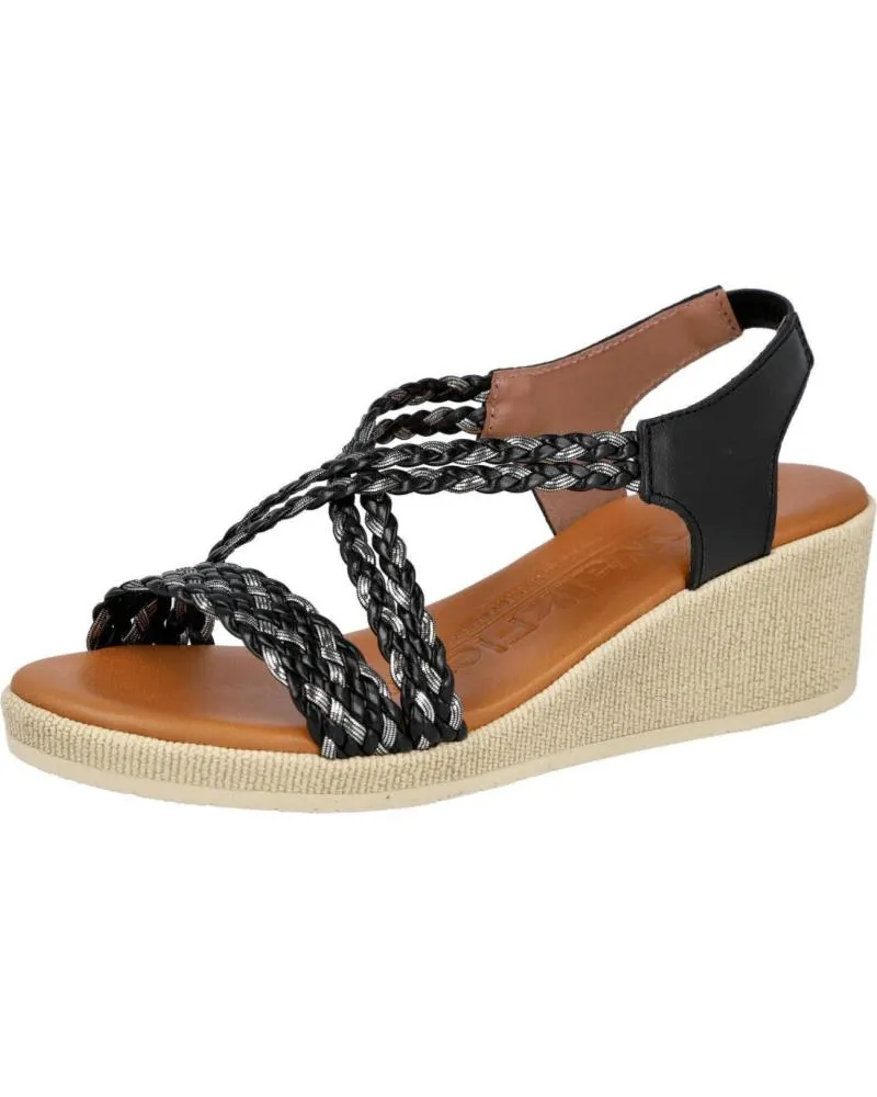 Sandalias GARZON  de Mujer 24103 SANDALIAS MUJER  NEGRO