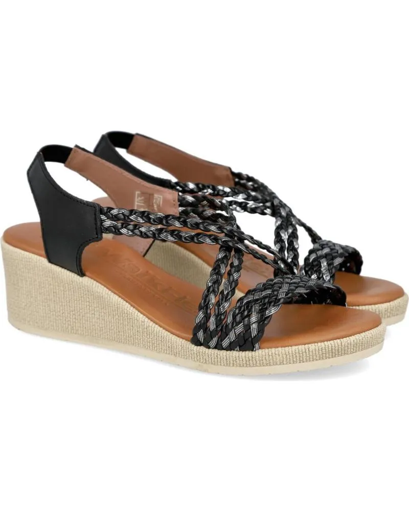 Sandalias GARZON  de Mujer 24103 SANDALIAS MUJER  NEGRO