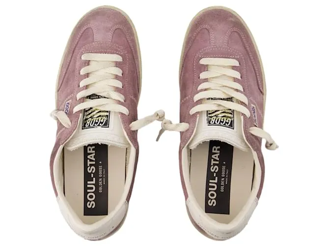 Soul Star Sneakers - Golden Goose Deluxe Brand - Cuero - Púrpura 