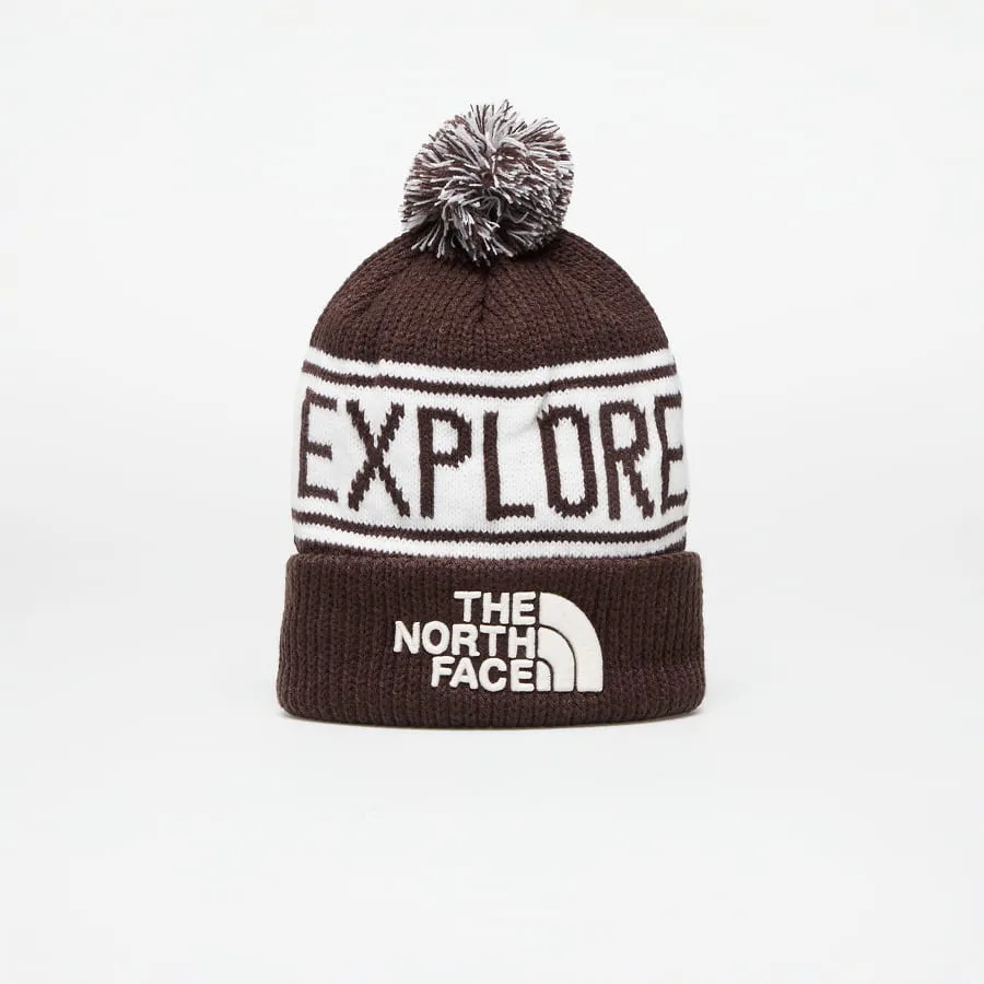 The North Face Retro TNF Pom Beanie