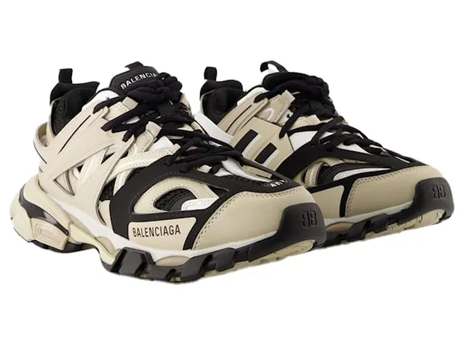 Track Sneakers - Balenciaga - Sintético - Beige/Negro Castaño 