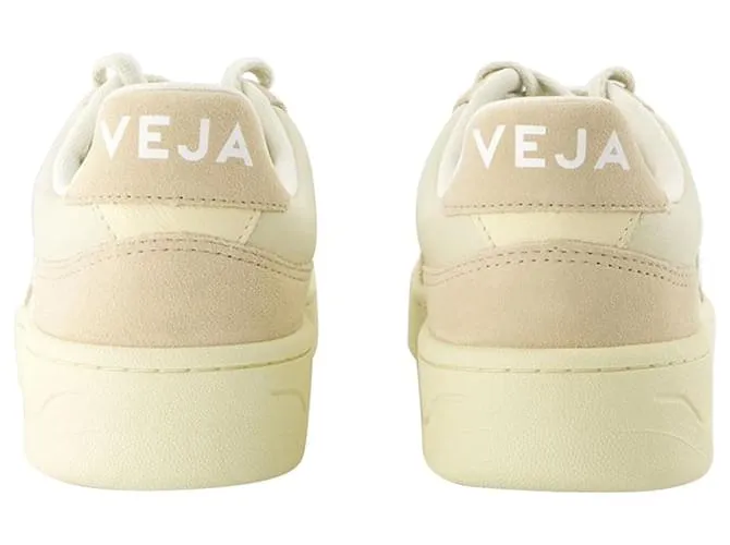 V-90 Zapatillas - Veja - Piel - Beige Castaño 