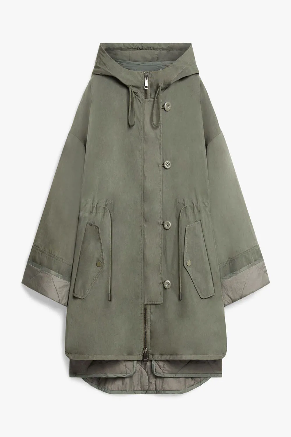 Weekend Max Mara Parka Reversible Fumetto Kaki