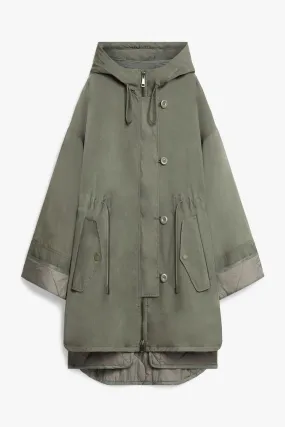 Weekend Max Mara Parka Reversible Fumetto Kaki