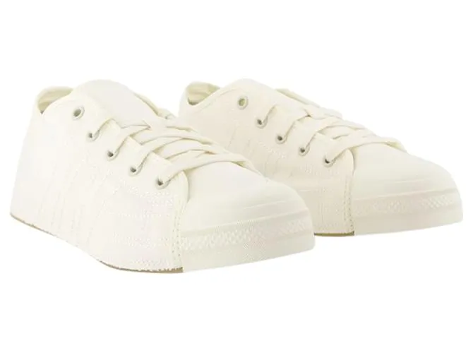 Y3 Nizza Lo Sneakers - Y-3 - Cuero - Blanco 