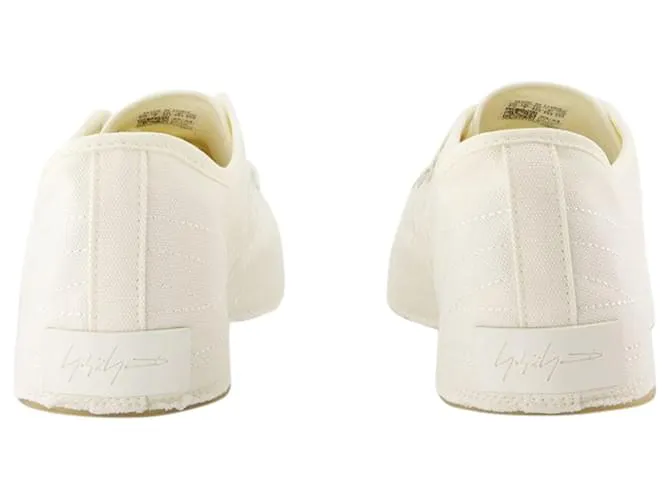 Y3 Nizza Lo Sneakers - Y-3 - Cuero - Blanco 