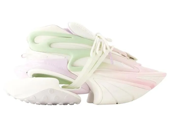 Zapatillas bajas Unicornio - Balmain - Piel - Blanco 